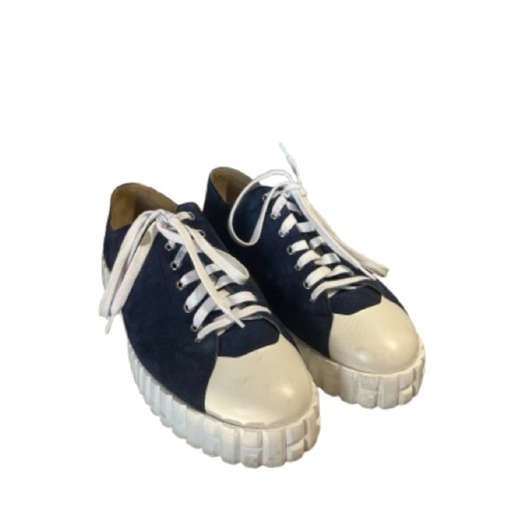 Men’s Exclusive Hermes Blue Suede Trainers EU 44 US 10.5